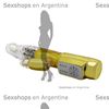 Vibrador rotativo dorado con control de rotacion y velocidades